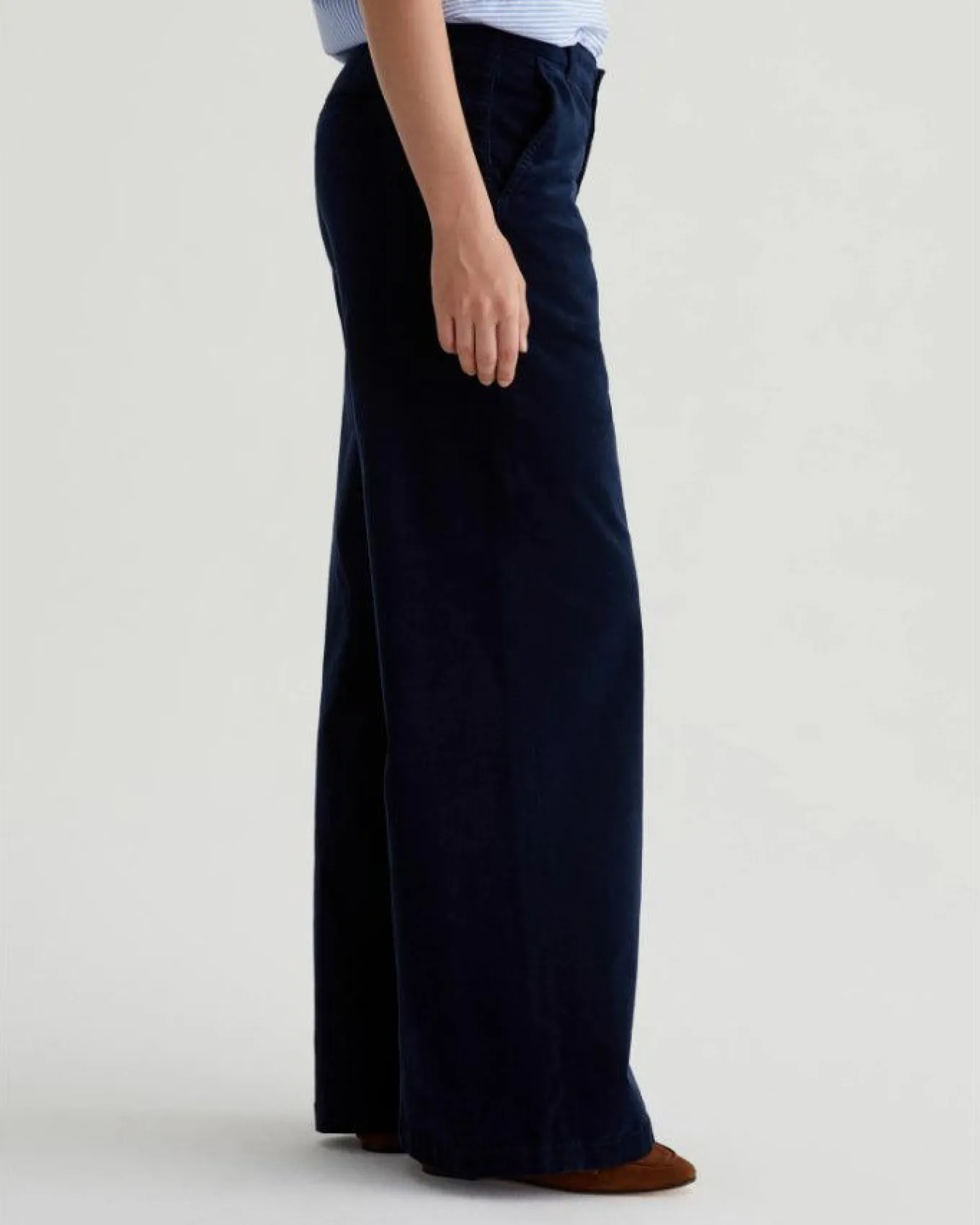 Adriano Goldschmied Jeans Stella Wide Leg Corduroy Palazzo Pant
