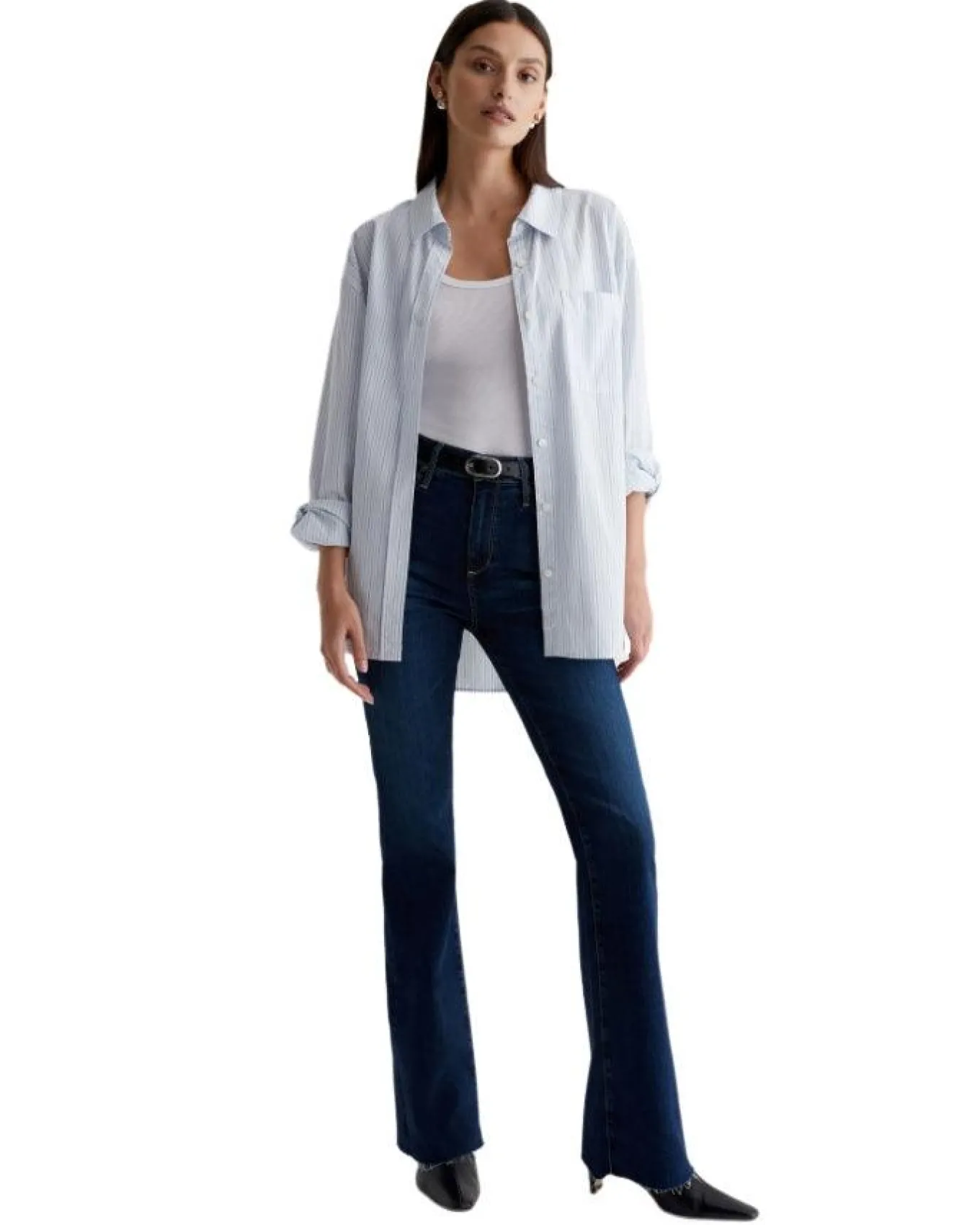 AG Jeans Farrah Boot Cut Jeans Kindling