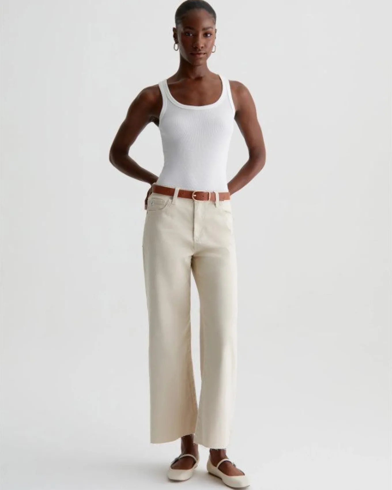 AG Jeans Saige Wide Leg Crop Jeans Multiple Colors