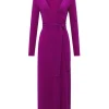 Astrid Cashmere Wool Wrap Dress