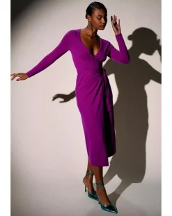 Astrid Cashmere Wool Wrap Dress