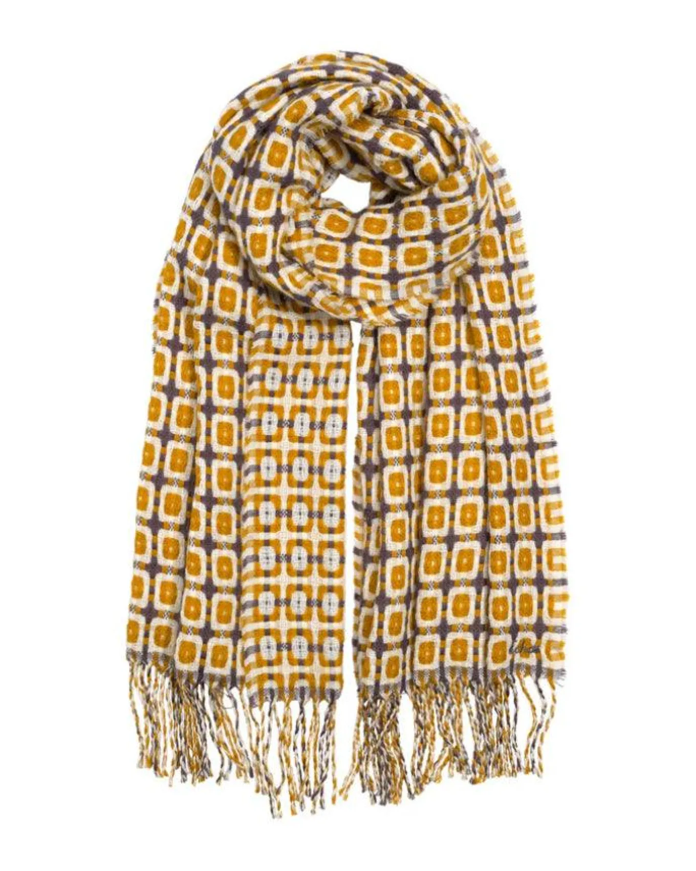 Basket Weave Wrap Scarf