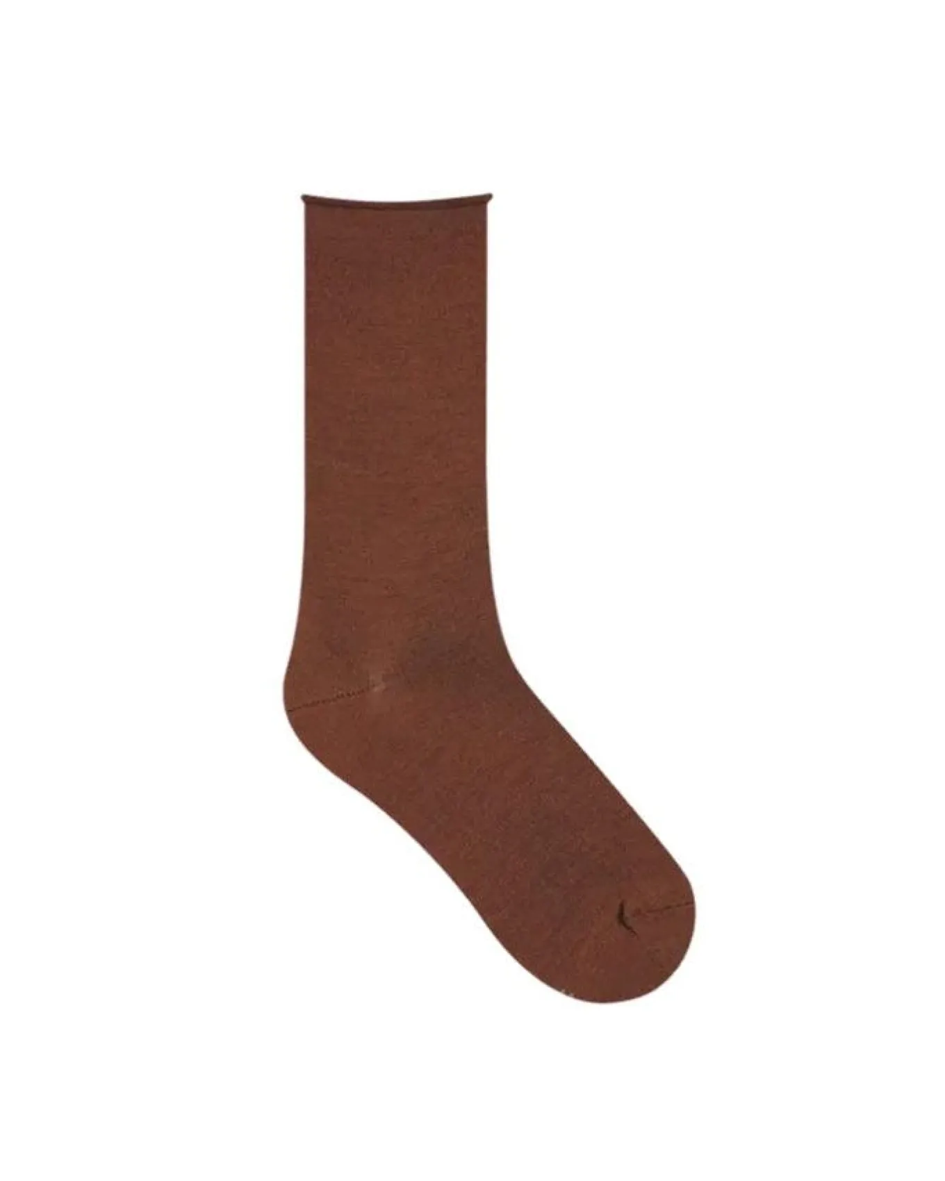 Bleu Foret Wool Socks Cotton Inside