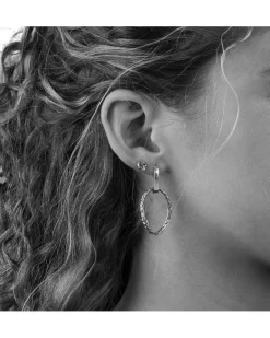 Bloodline Design Large Modern Vintage Earrings