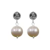 Bloodline Design Pearl Drop Earrings