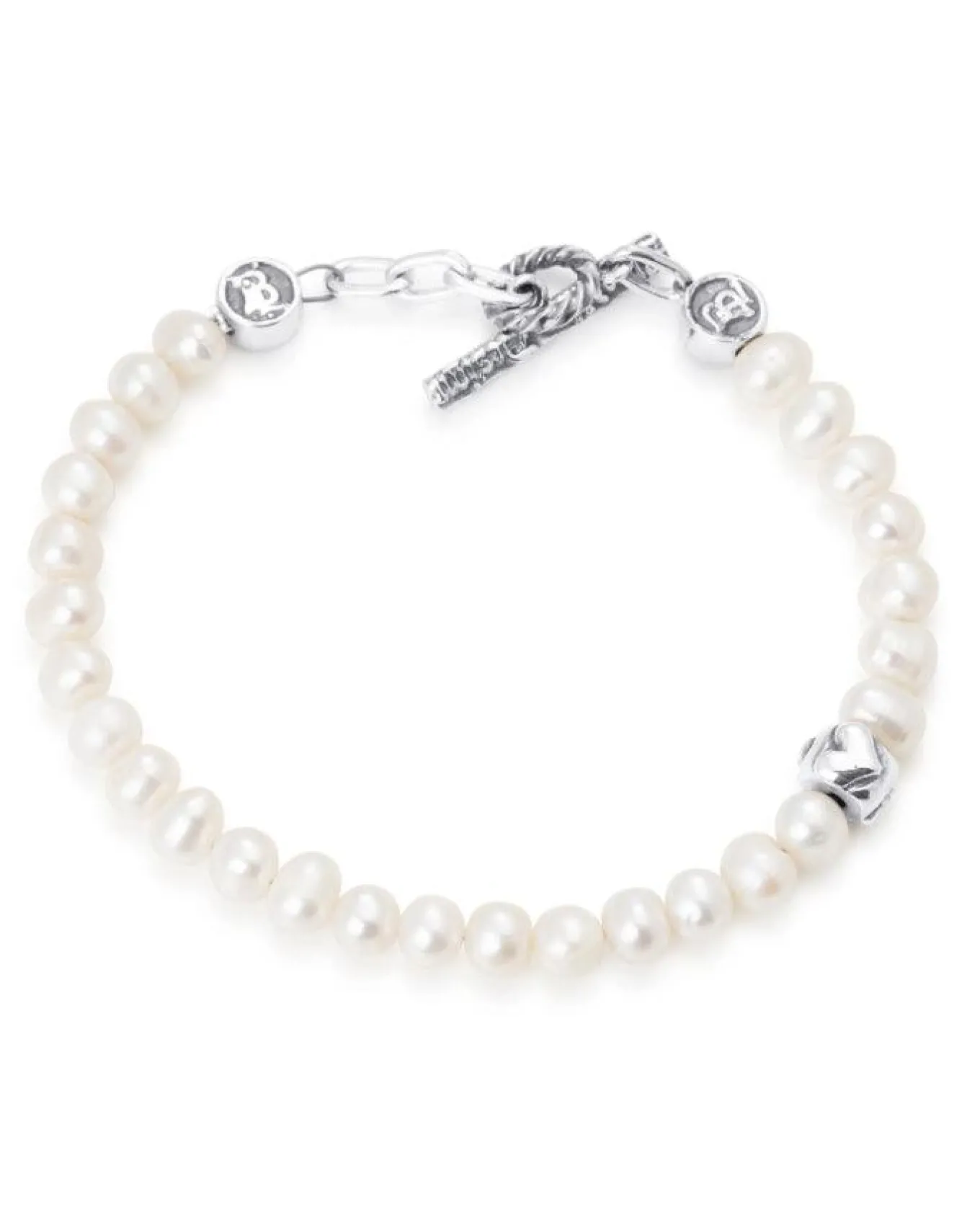 Bloodline Design Petite Pearl Trilogy Bracelet