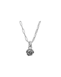 Bloodline Design Single Rose Necklace