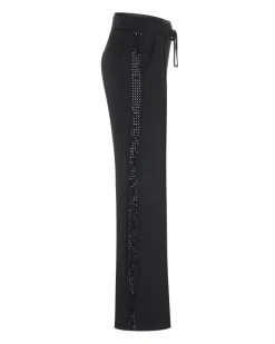 Cambio Ava Side Stud Sequin Stripe Pant