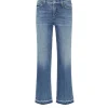 Cambio Francesca Denim Raw Hem Detail Jeans