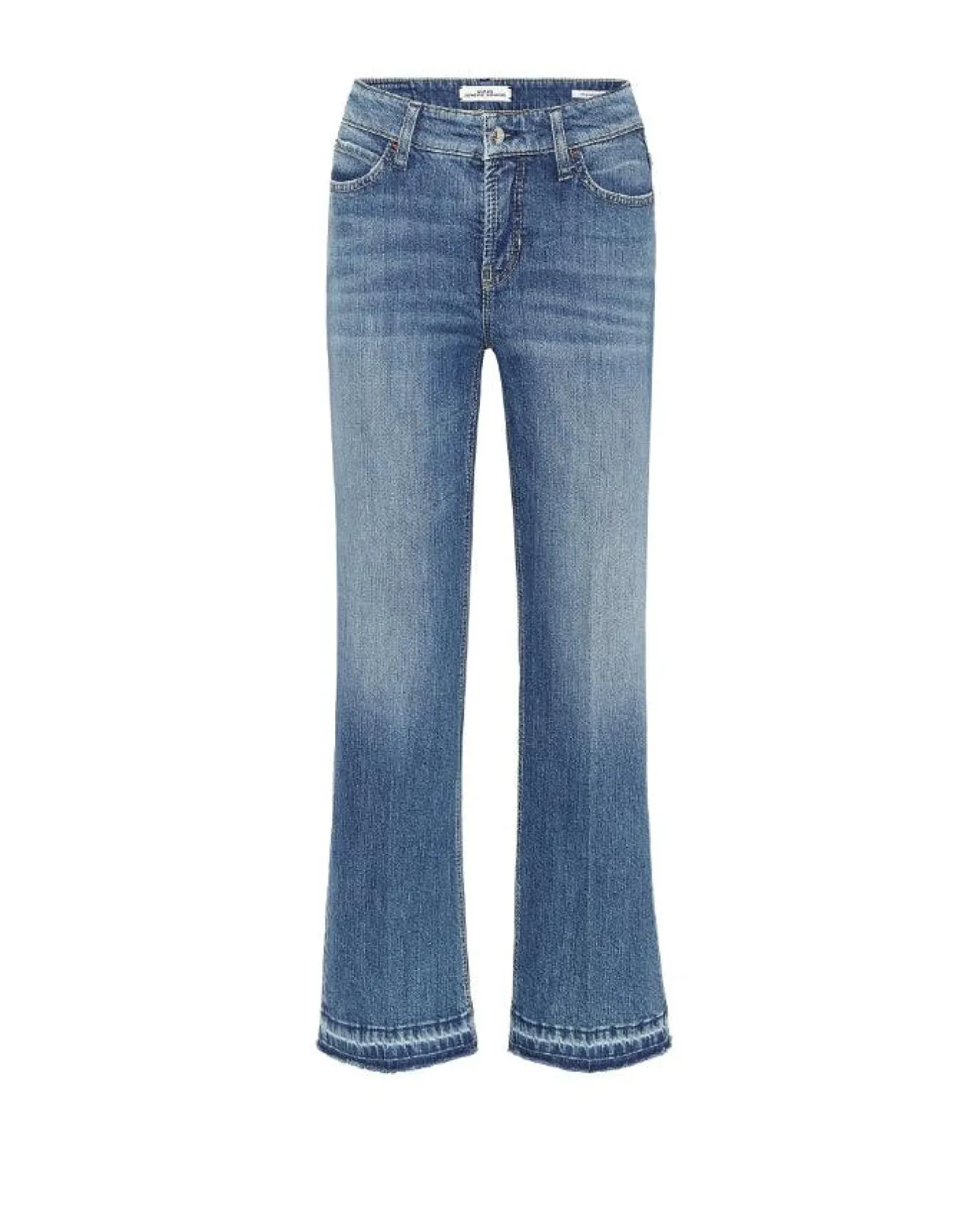 Cambio Francesca Denim Raw Hem Detail Jeans
