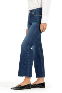 Cambio Franseca Raw Edge Ankle Jeans