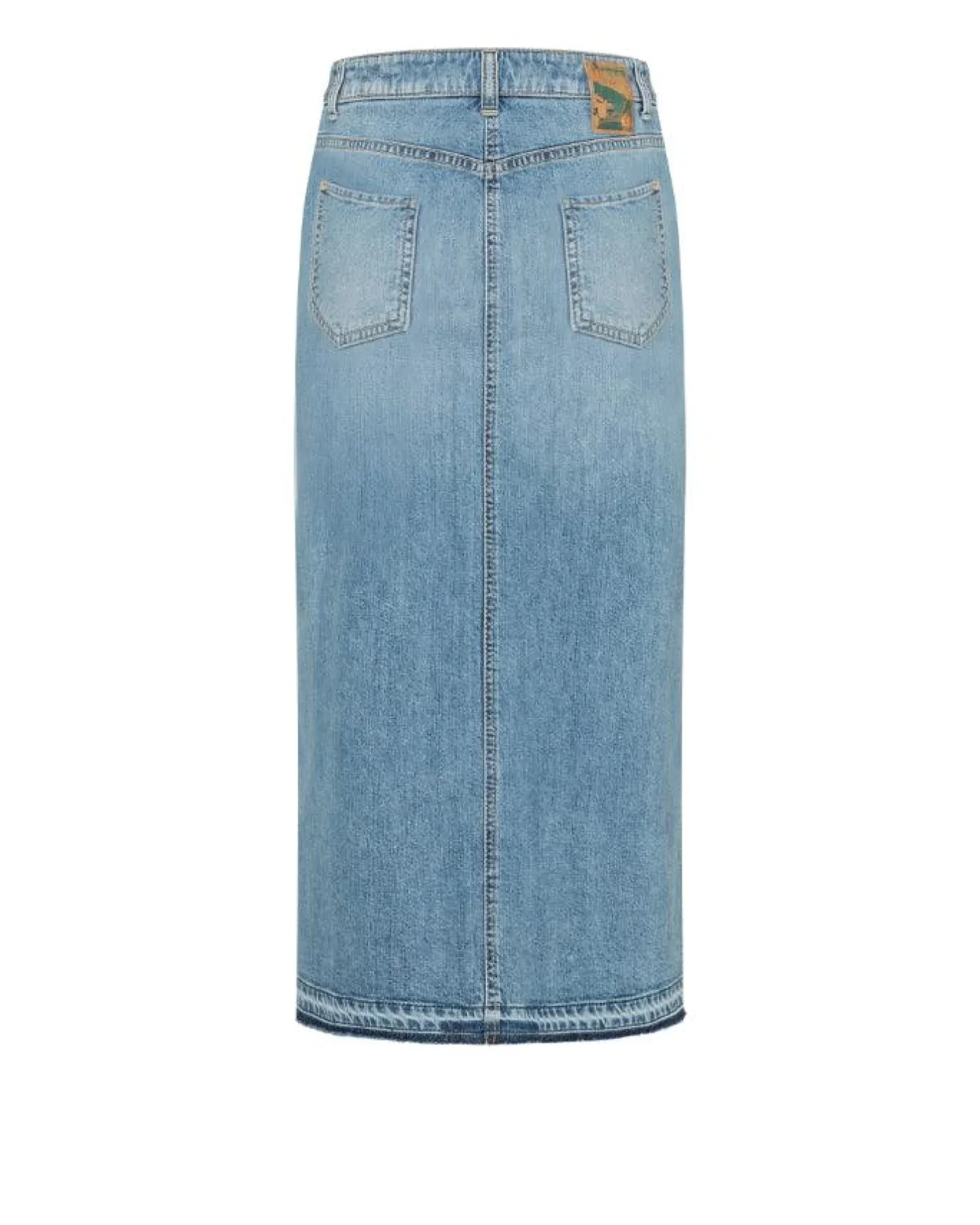Cambio Hailey Denim Midi Skirt