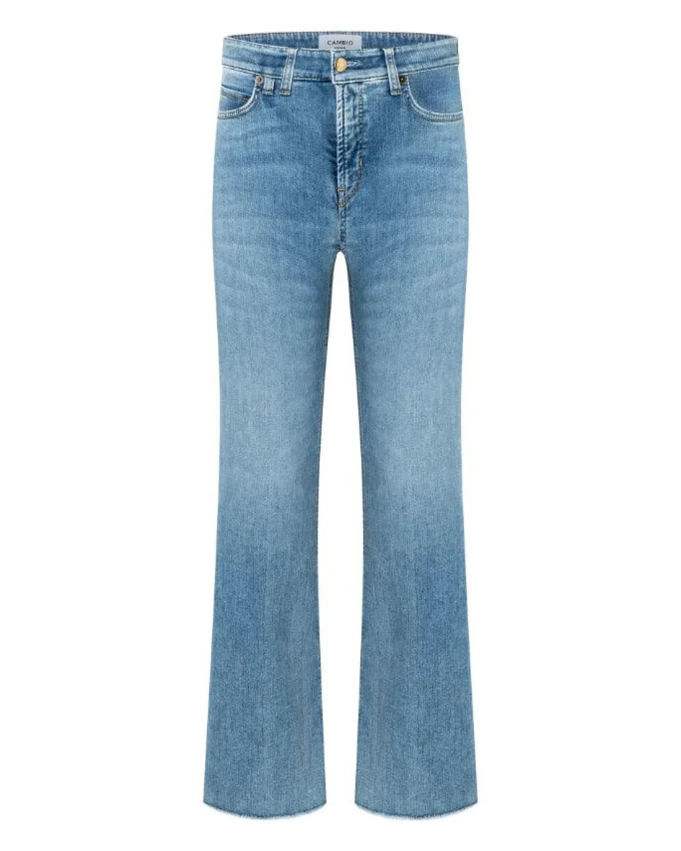Cambio Paris Flare Summer Fringe Jeans