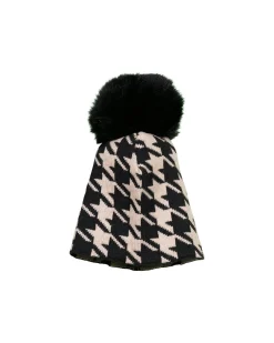 Caylee Toque Fox Pom