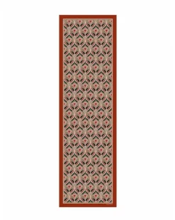 Cinzia Rocca Geometric Floral Pattern Scarf