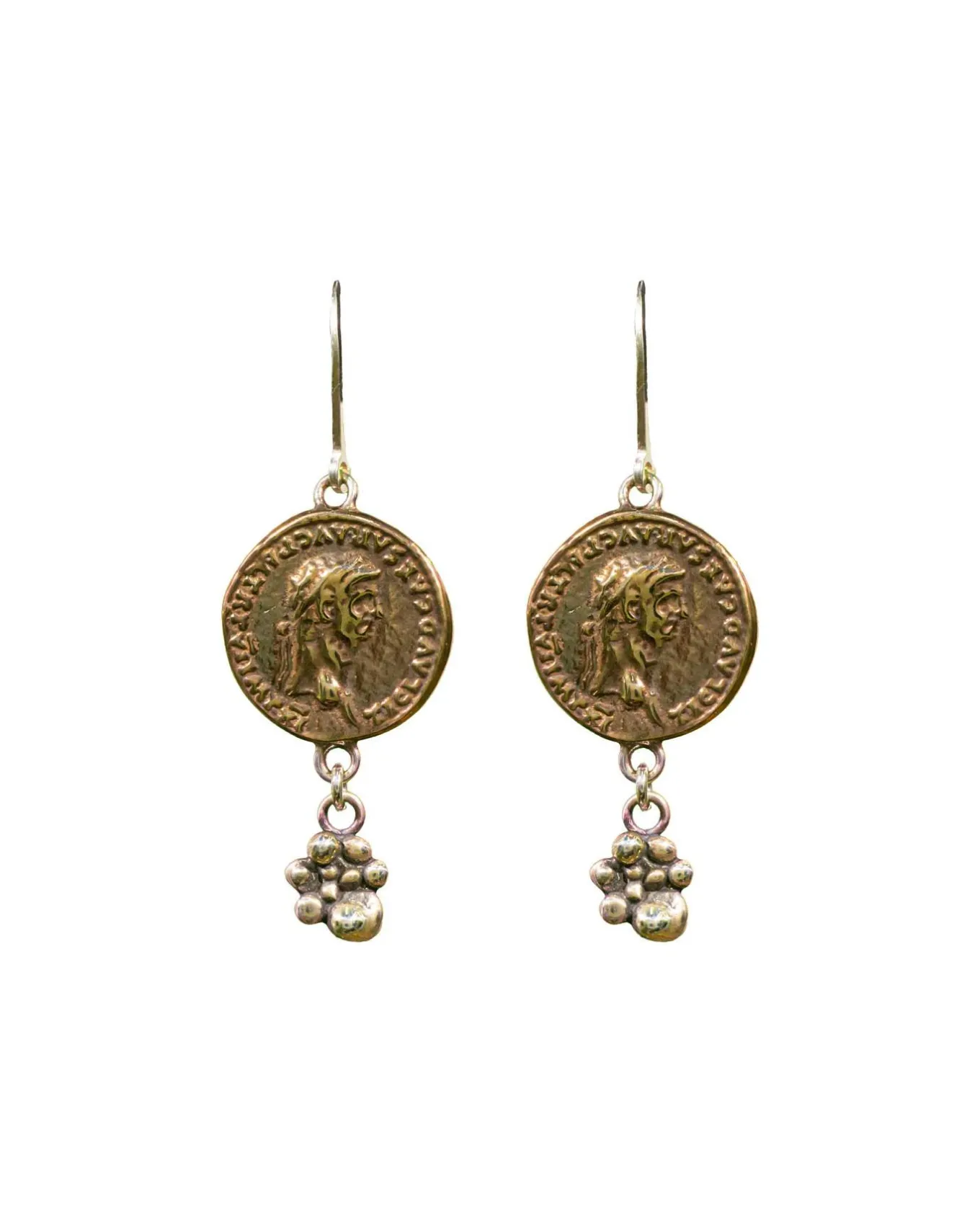 Coin Drop Dangle Earrings