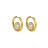 Dean Davidson Laguna Floating Huggie Hoops