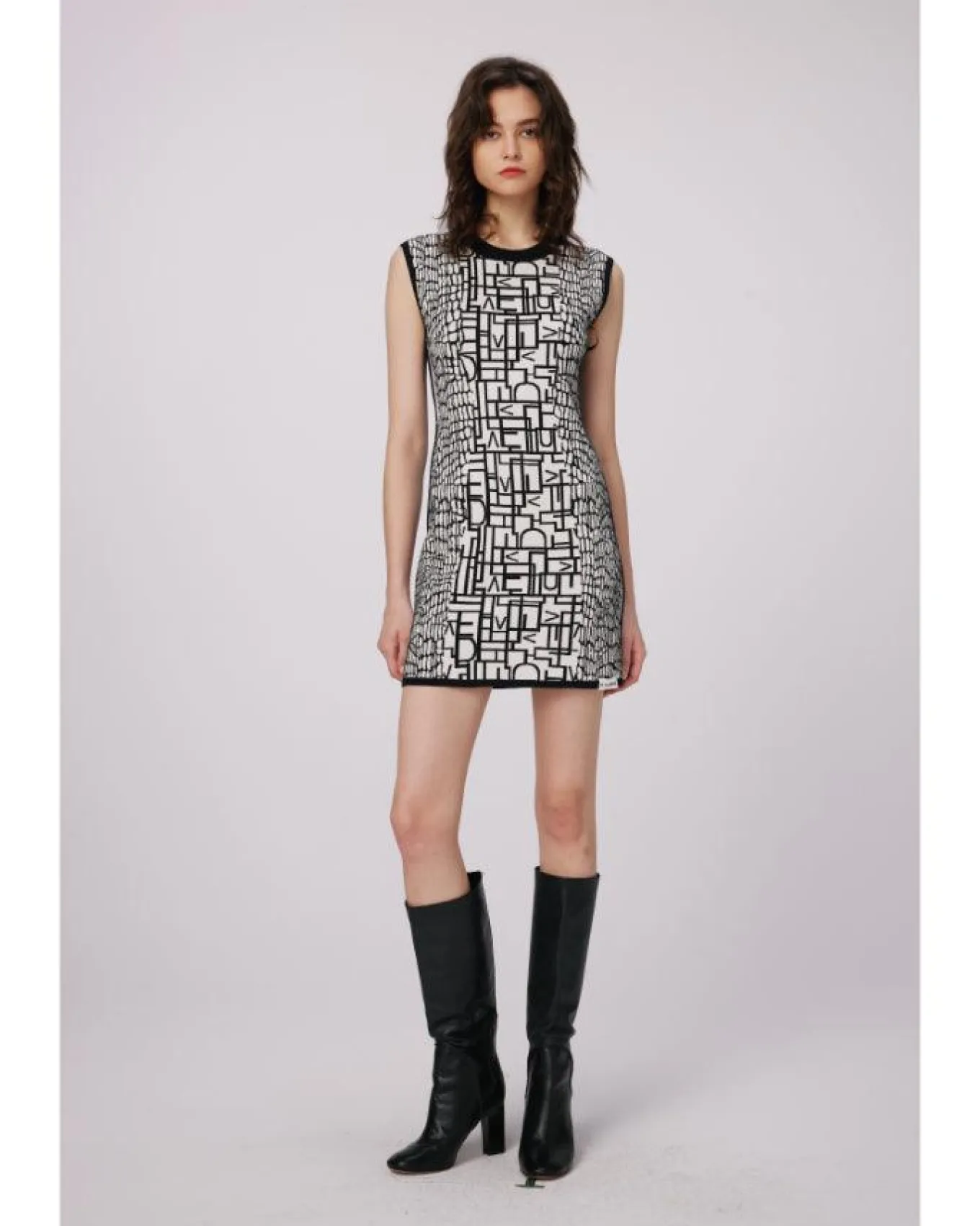 Diane Von Furstenberg Aviva Reversible Logo Mini Dress