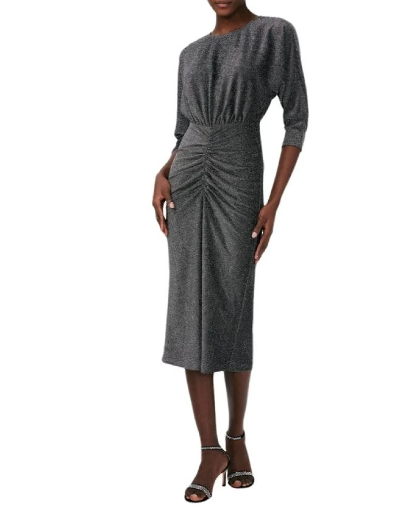 Diane Von Furstenberg Chrisey Metallic Dress