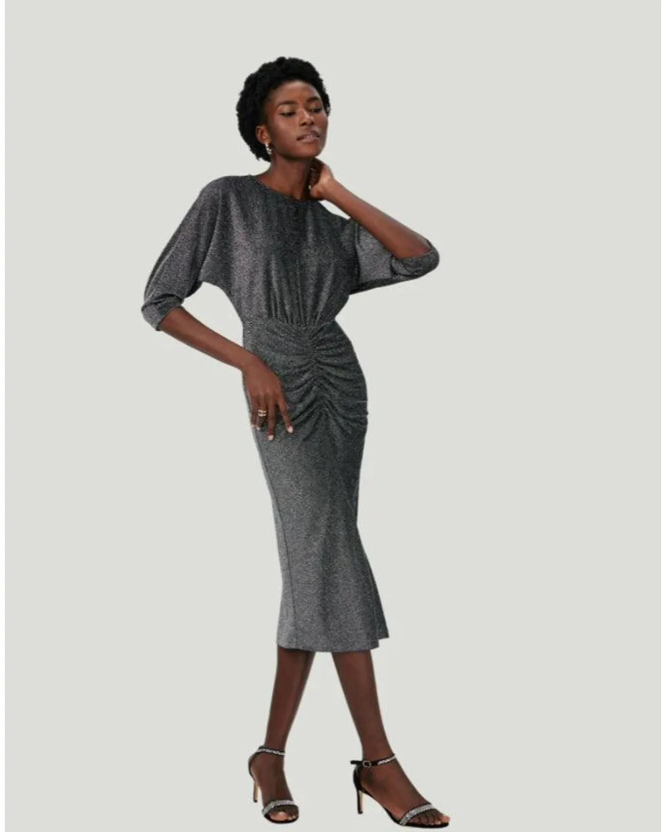 Diane Von Furstenberg Chrisey Metallic Dress