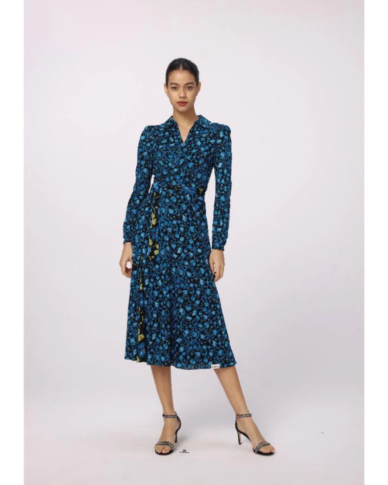 Diane Von Furstenberg Phoenix Reversible Mesh Wrap Dress