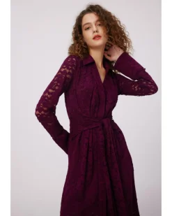 Diane Von Furstenberg Regent Lace Midi Dress