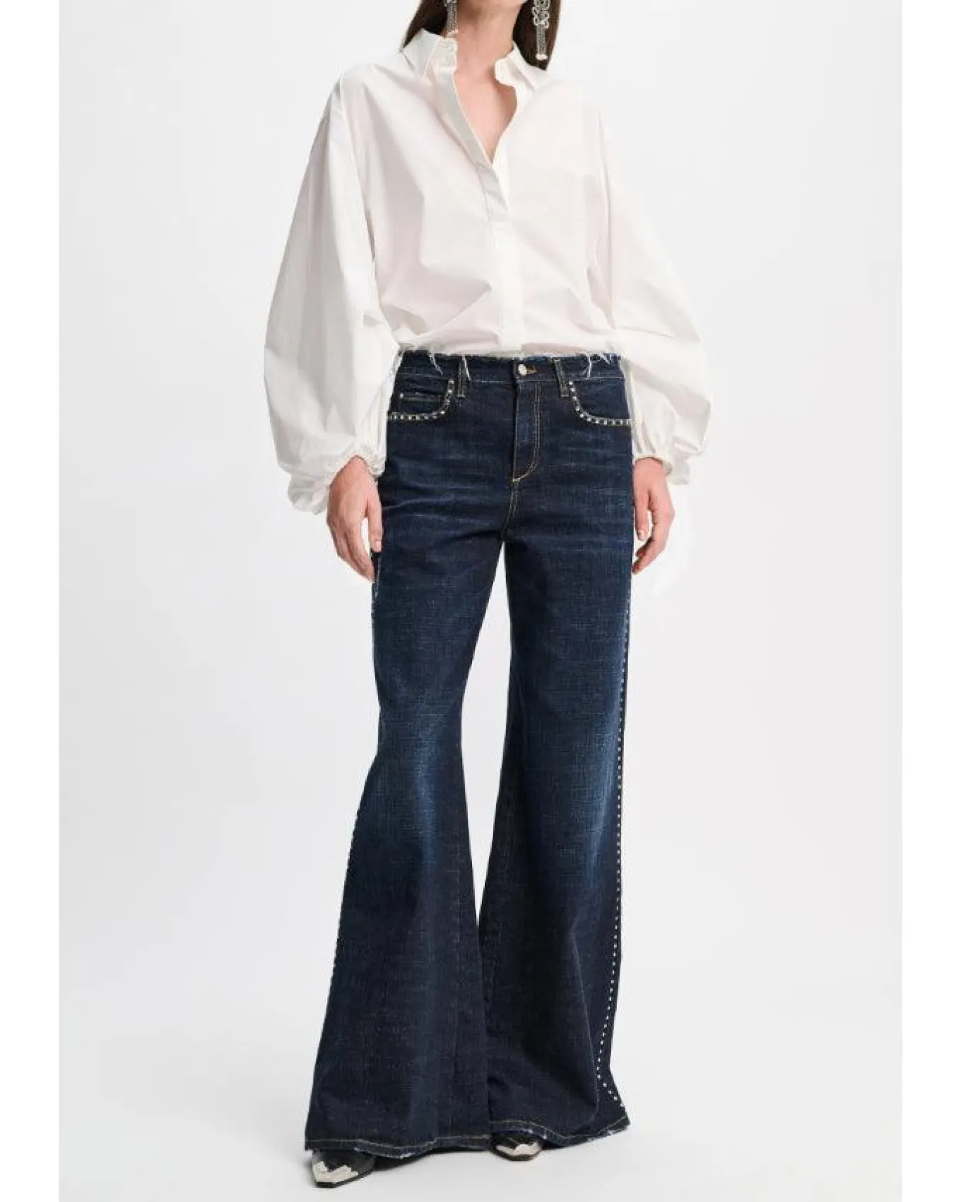 Dorothee Schumacher Poplin Power Voluminous Sleeves Blouse
