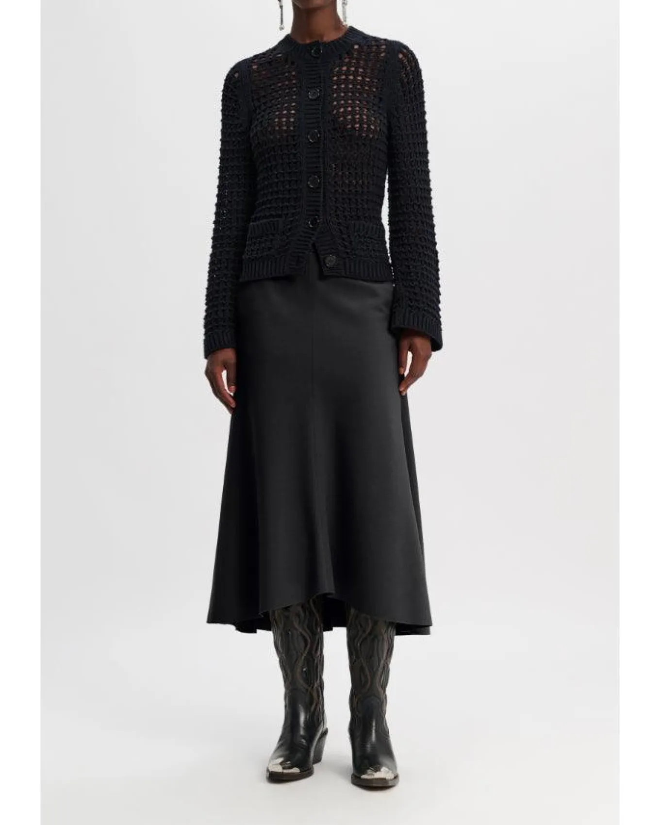 Dorothee Schumacher Sporty Crochet Cardigan