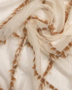 Echo Faux Fur Plaid Wrap