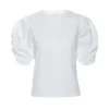 Frame Pleated Puff Sleeve Tee