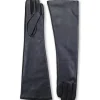 HiSO Elbow Length Leather Slouchy Gloves