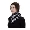 HiSO Herringbone Multi-Button Cowel Scarf