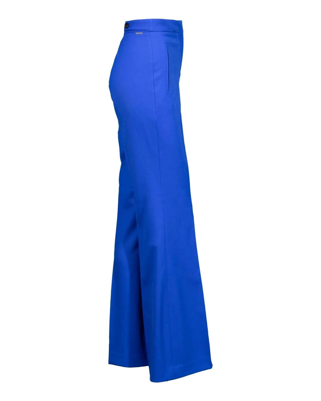 Hugo Talia Long Wool Twill Fit Flared Pants