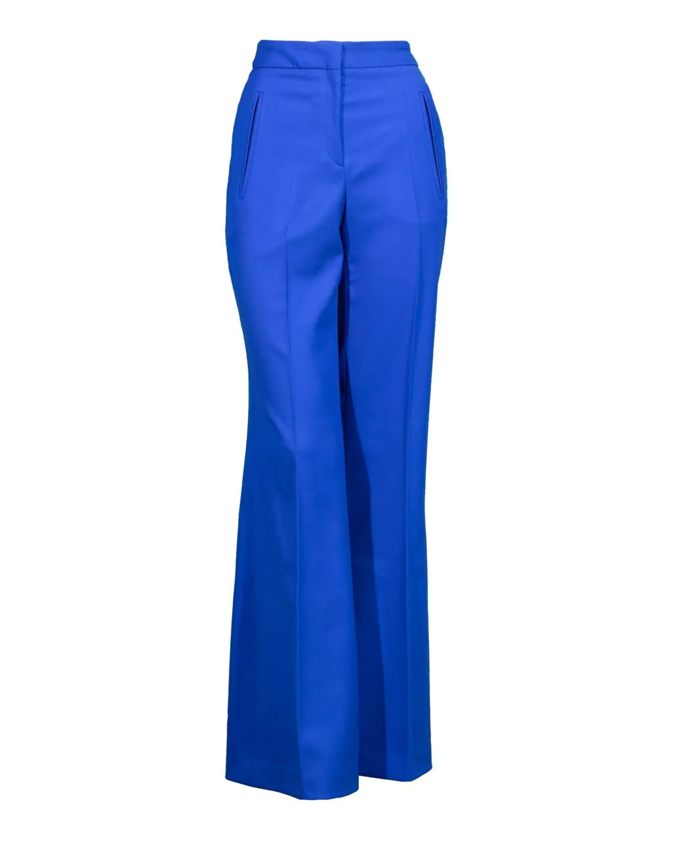 Hugo Talia Long Wool Twill Fit Flared Pants