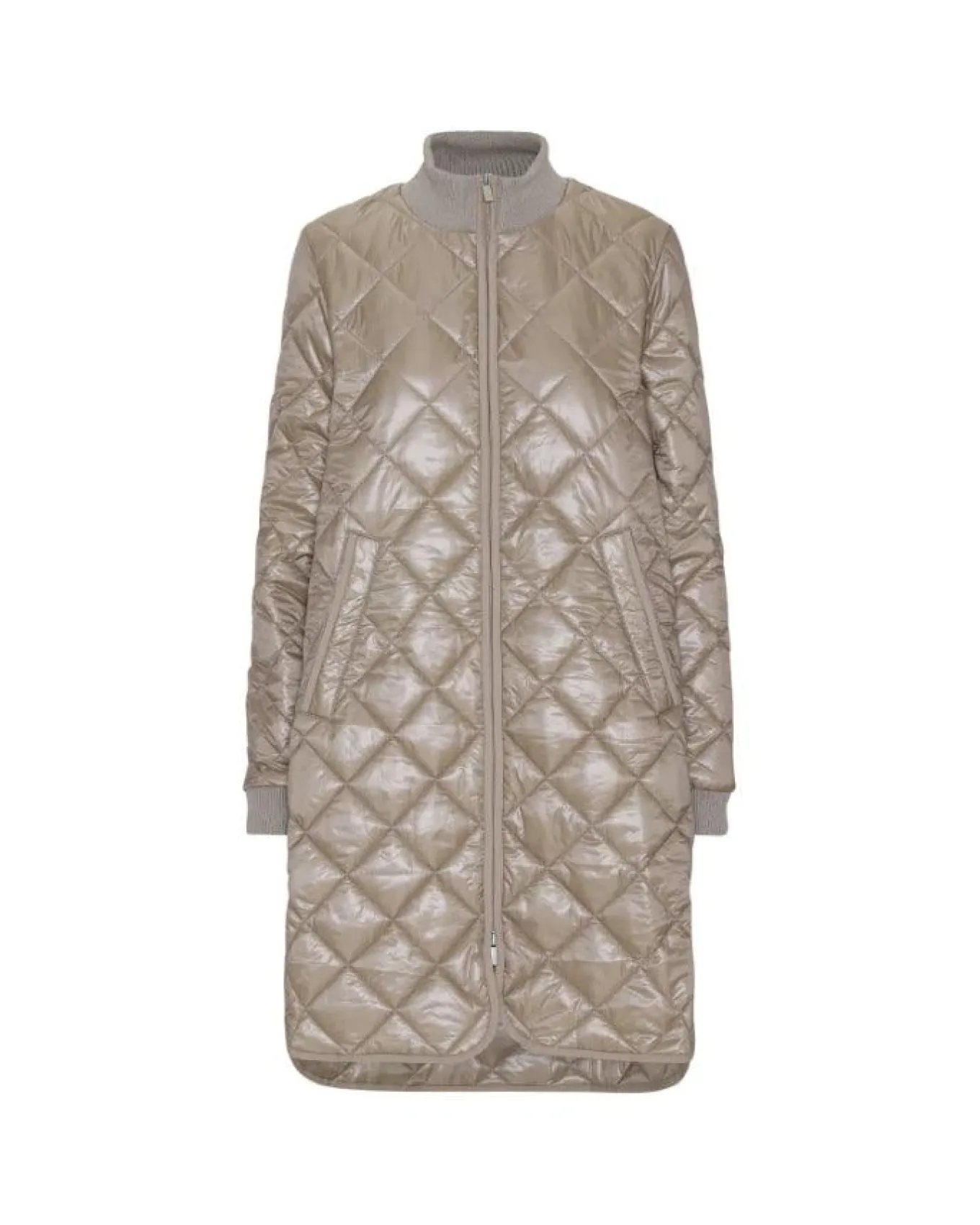 Ilse Jacobsen Pearl02 Quilted Long Jacket