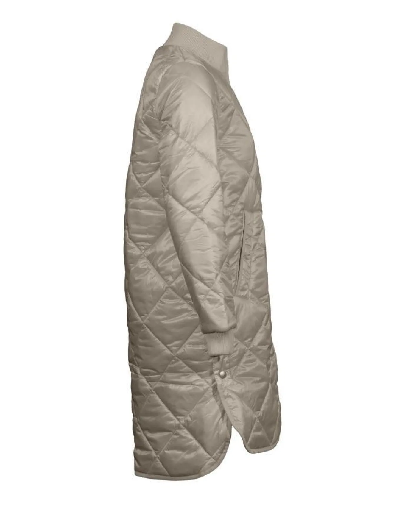 Ilse Jacobsen Pearl02 Quilted Long Jacket