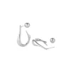 Jenny Bird Colette Hoops Silver Small