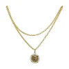 Karyn Chopik Roman Coin Necklace