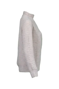Kinross Cashmere Fashioned Cashmere Funnel Neck Pullover