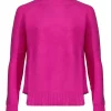 Kinross Cashmere Garter Funnel Neck Pullover