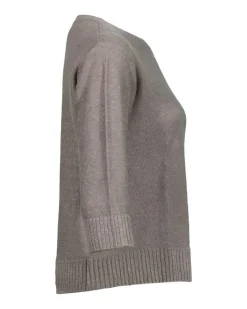 Kinross Cashmere Textured Easy Linen Pullover