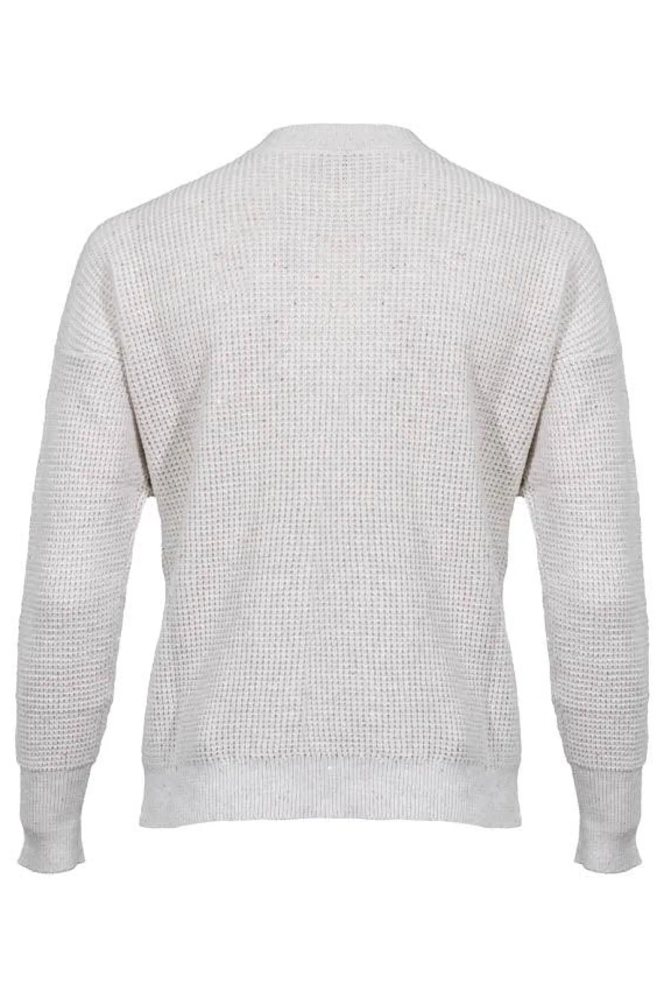 Kinross Cashmere Thermal Sequin Vee Pullover