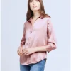 L'Agence Dani 3/4 Sleeve Silk Blouse
