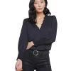 L'Agence Enzo Crossfront Blouse