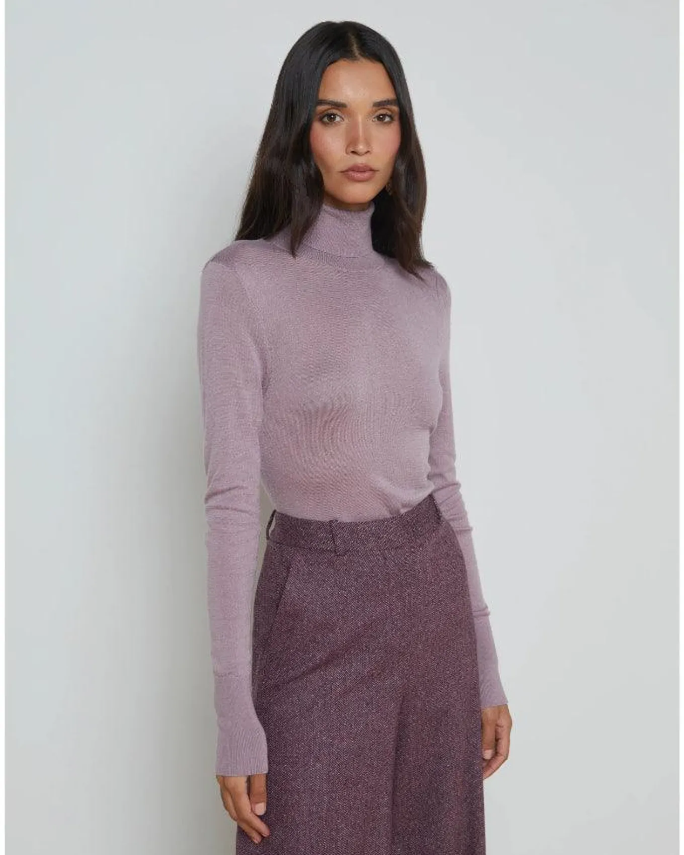 L'Agence Flora Turtleneck Sweater