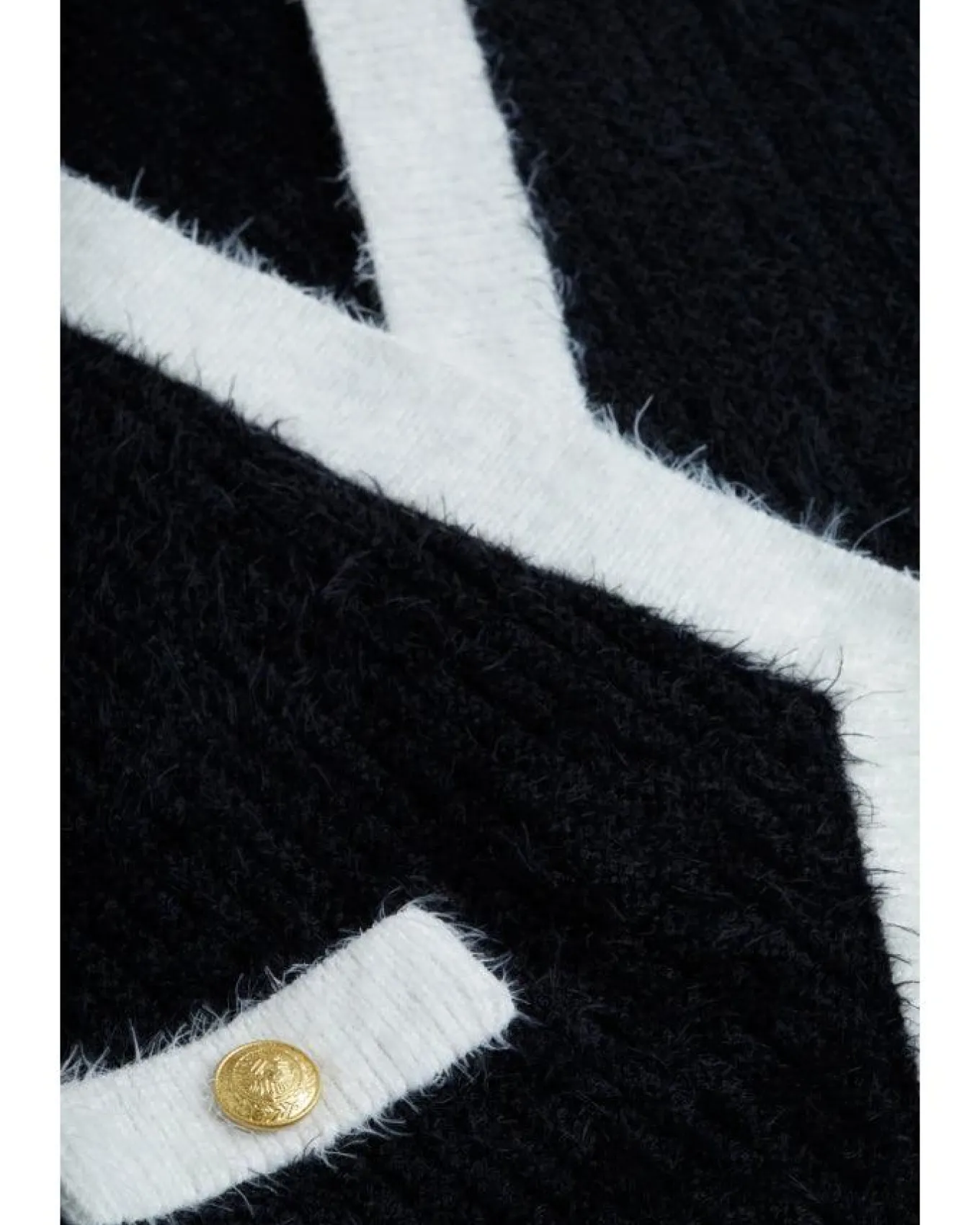 L'Agence Georgia Contrast Cardigan Blazer