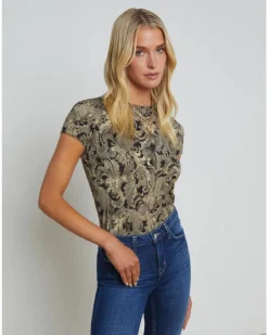 L'Agence Ressi Bold Paisley Tee