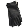 Leather Glove With Zipper