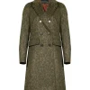 Leja Camo Leopard Wool Coat