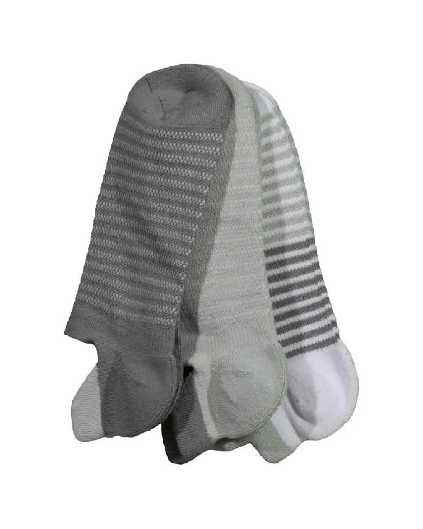 Lemon Stripe Low Cut Heel Tab 3 PK Socks